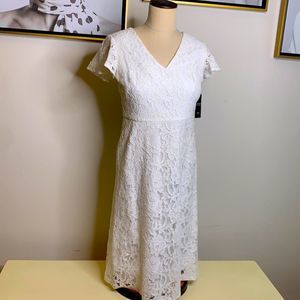Ralph Lauren White Lace Dress